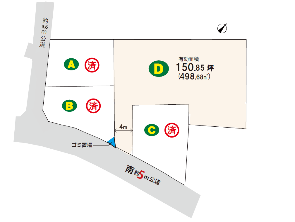 ���} �쓌���H�ɖʂ��A�z����ǍD