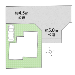 区画図 　3LDK／敷地面積：110.10�u（約33.30坪）、建物面積：86.38�u（約26.12坪）
