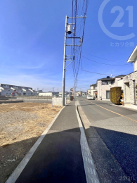  歩道も整備してあります。