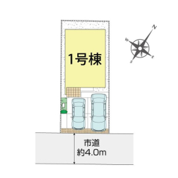 区画図 敷地面積：91.20㎡