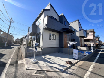  2号棟／東×南側道路に面した開放的な角地！
