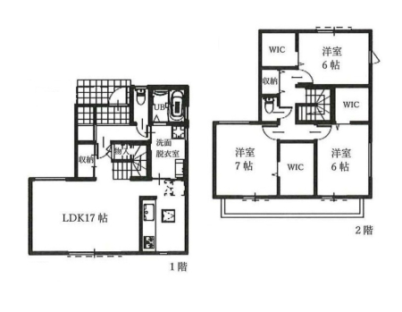 間取り図 ＜A号棟・3LDK／建物面積103.50㎡＞