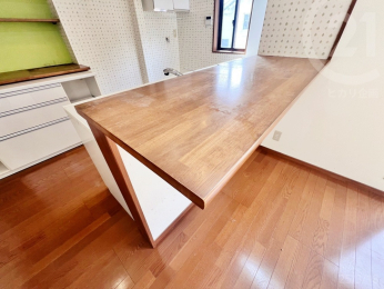  キッチンカウンター（リフォーム前撮影）