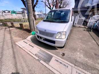  カースペース車種により2台駐車可。