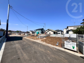 分譲地内には転回スペースや協定地があり、奥の区画も駐車がしやすそう。