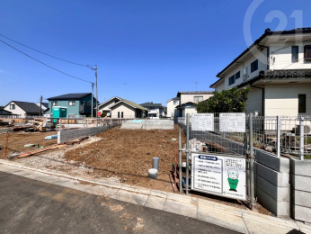 6号棟付近／現況更地。完成は7月頃を予定しています。