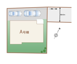  車種により2台駐車可能