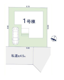  3LDK＋ロフト／延床面積：77.84㎡／敷地面積：97.94㎡