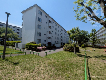  ＜芝中住宅 ロ-2号棟＞外観／北東側