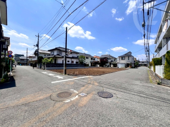  ←東側6M道路｜北側6M道路→
徒歩10分圏内に小学校・中学校・保育園あり子育て環境良好！