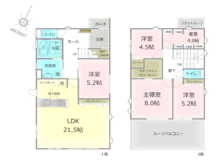 Ԏ} 4LDK+Si[ˁjAynʐ206.58uAʐ121.73u