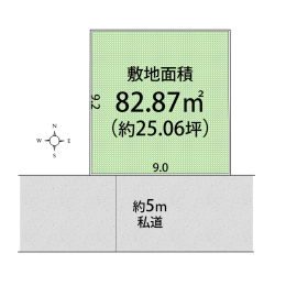  南側道路に面した整形地区画！