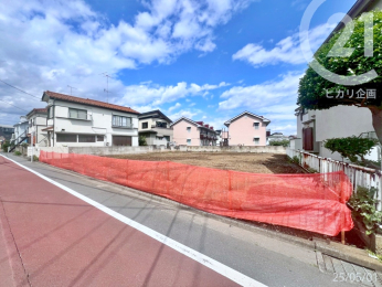 現地土地写真 ＜建築条件なし＞西武拝島線＆多摩モノレール線「玉川上水駅」徒歩14分!
