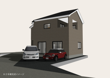 現地外観写真  太陽光発電設備を設置！全6棟の新築分譲住宅