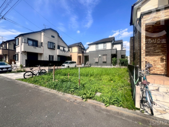  上下水道・都市ガスの宅地引き込み済みの土地販売。