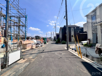  西側5M公道／9号棟付近より撮影