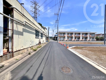  北西側4M道路