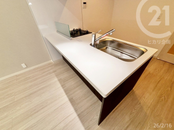  �L�X�Ƃ����t���b�g�J�E���^�[�́A�ΖʂɂȂ��Ĉꏏ�ɂ������₨�َq���Ȃǂɒ��킵�₷���ł���