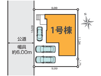 ���} 3LDK�{S�^�~�n�ʐρF130.87�u�^�����ʐρF103.66�u