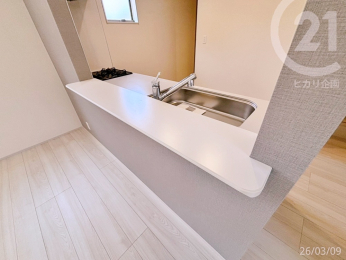  ���L�b�`�����J�E���^�[�t��