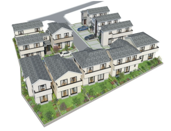 ���n�O�ώʐ^ �@�����\�z�}�ł������A�͂�O�\�H�����͎��ۂƈقȂ�ꍇ������܂��B���Ⴗ��ꍇ�͊�����̌`���D�悵�܂��B