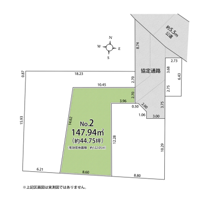 ���} 2����@�y�n�ʐρF147.94�u�i�L����n�ʐρ@��122.05�u�j