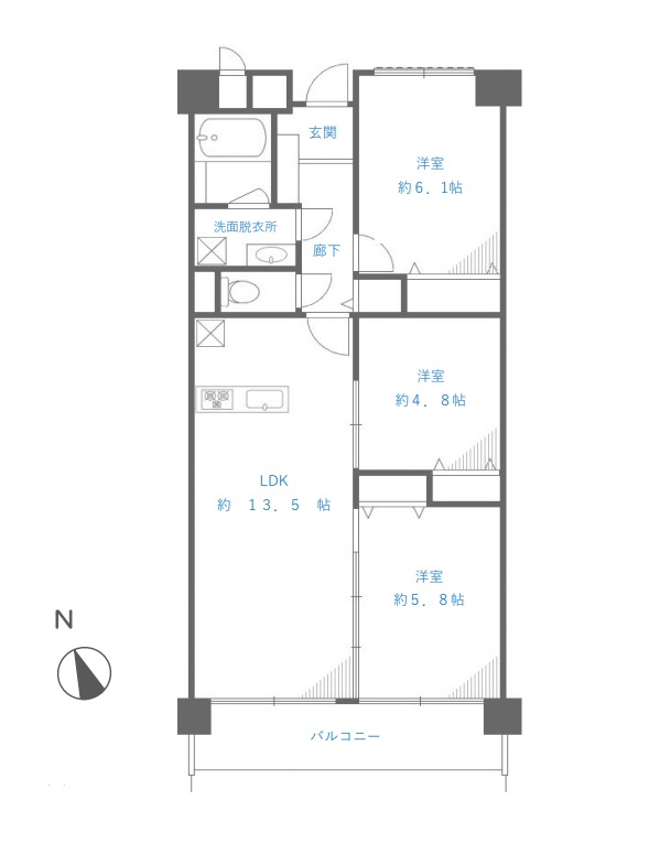 �Ԏ��} ������a�O���[���^�E��1����/5�K�����E�������