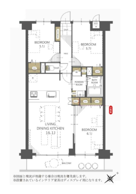 �Ԏ��} �@�V�K���t�H�[�������I��L�ʐ�72.15�u��3LDK��