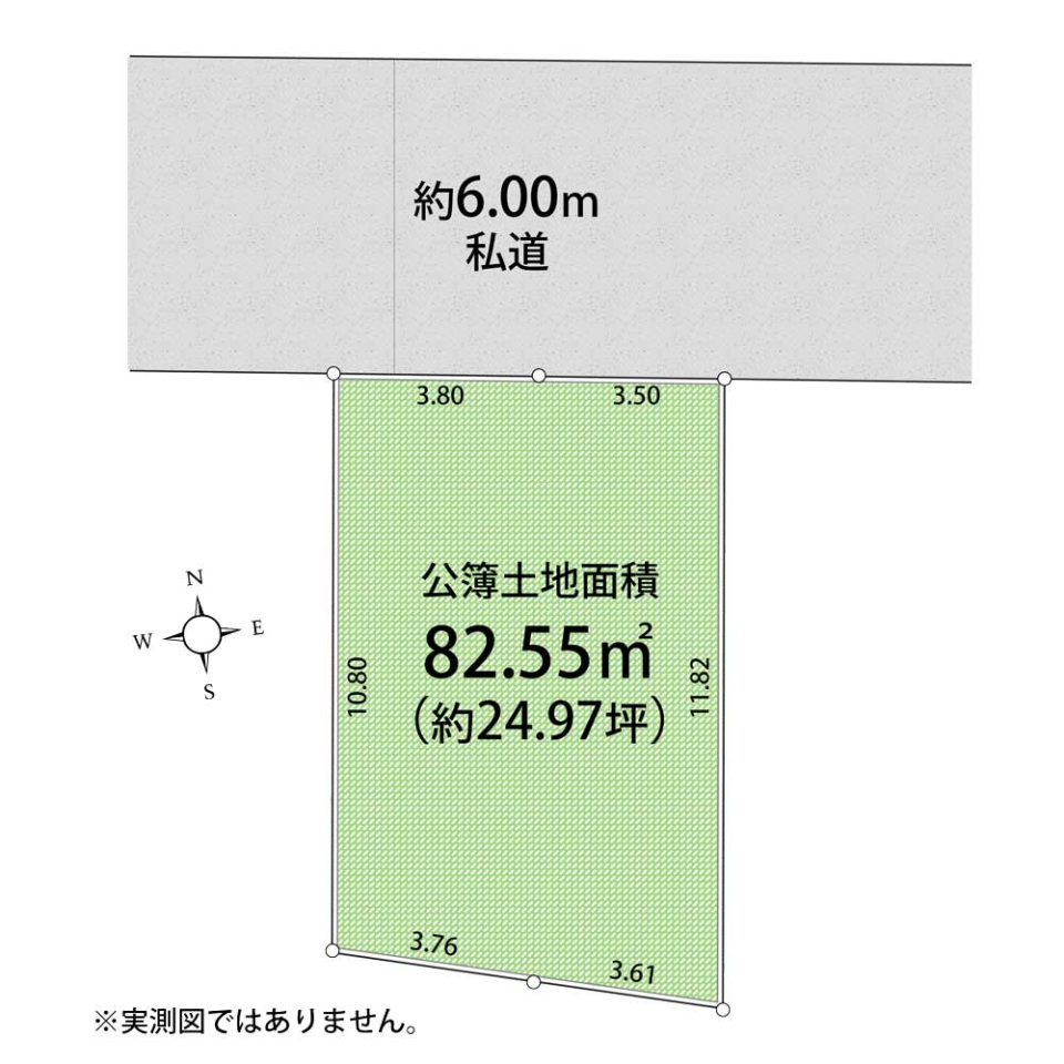 ���} �@���z�����Ȃ��~�쑤�󂫒n�ŗz������ǍD�I�k��6�����H�ɖʂ������`�n