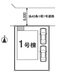 ���} �y�n�ʐρF111.61�u�i��33.76�؁j�@�����ʐρF87.48�u�i��26.46�؁j�@4LDK