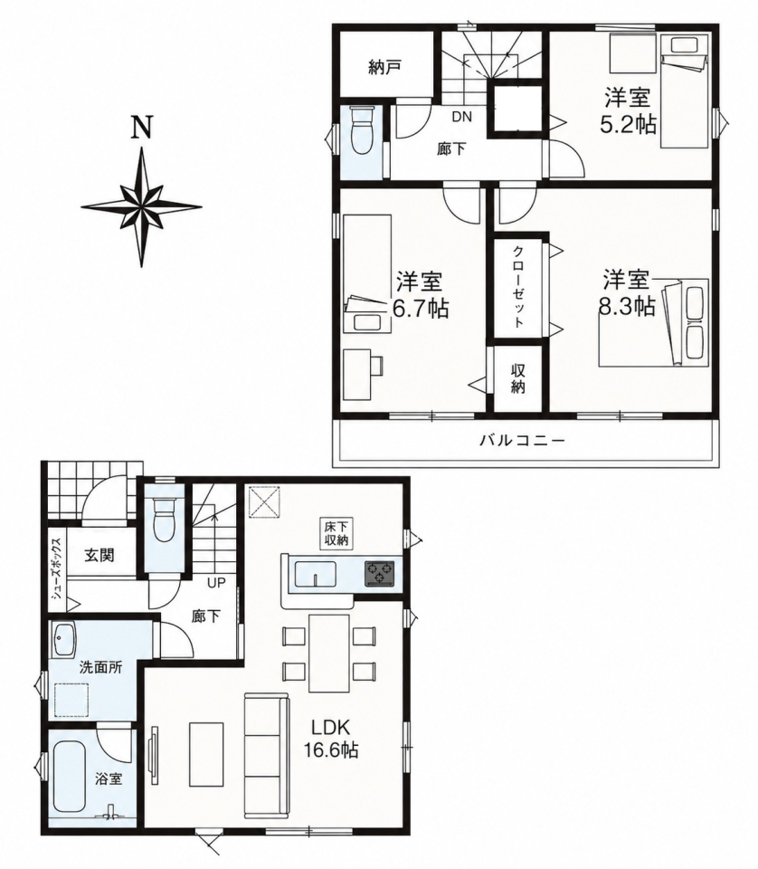  ��19�����^3SLDK+�J�[�X�y�[�X2�䁄