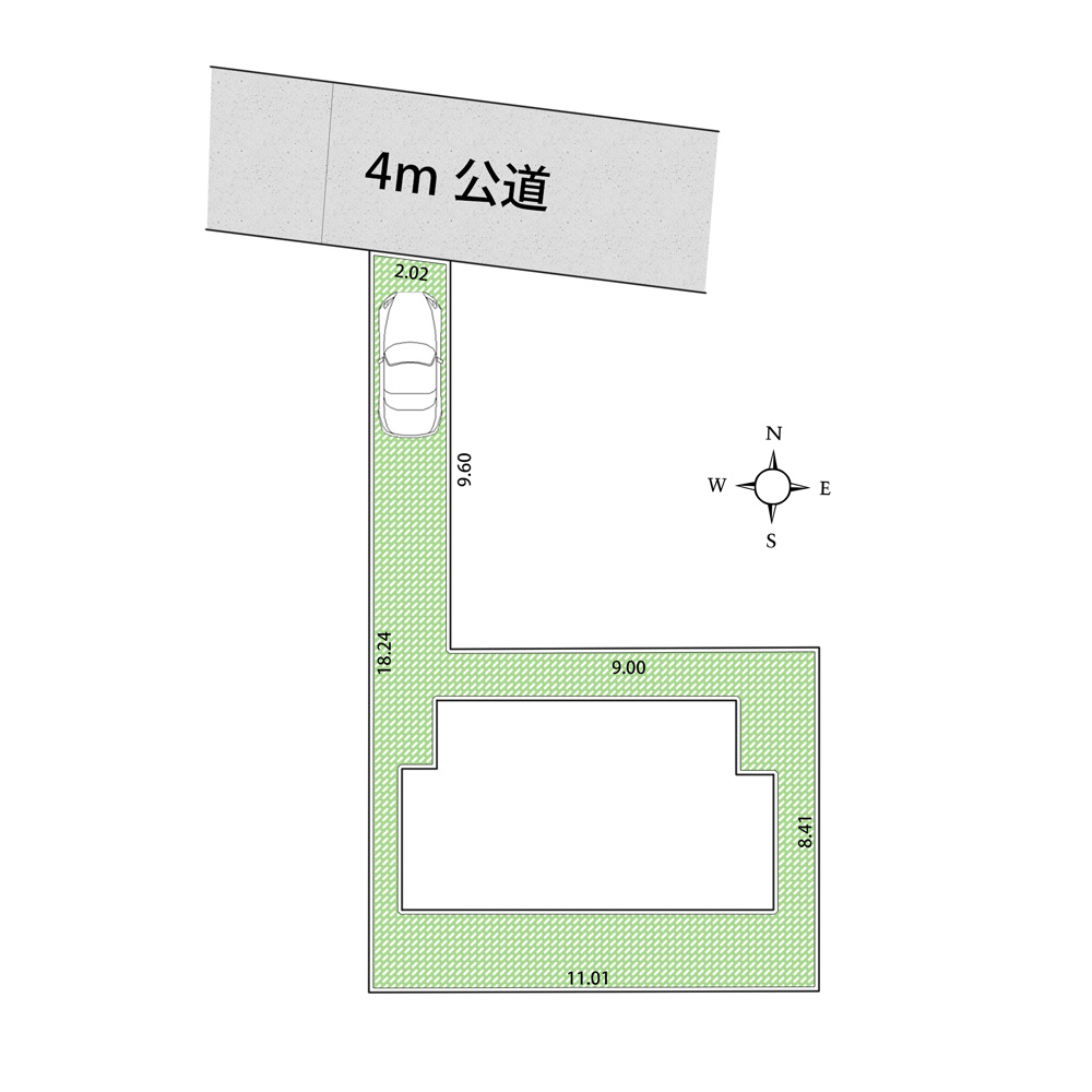 武蔵村山市神明　区画