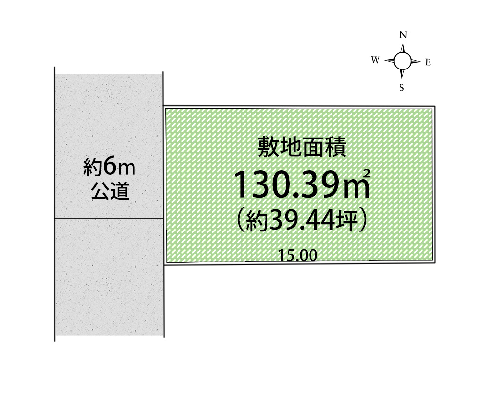 東大和市向原4丁目　建築条件なし