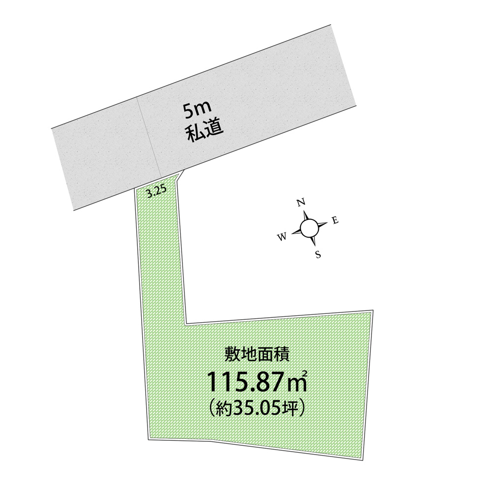 武蔵村山市三ツ藤1丁目・全1区画