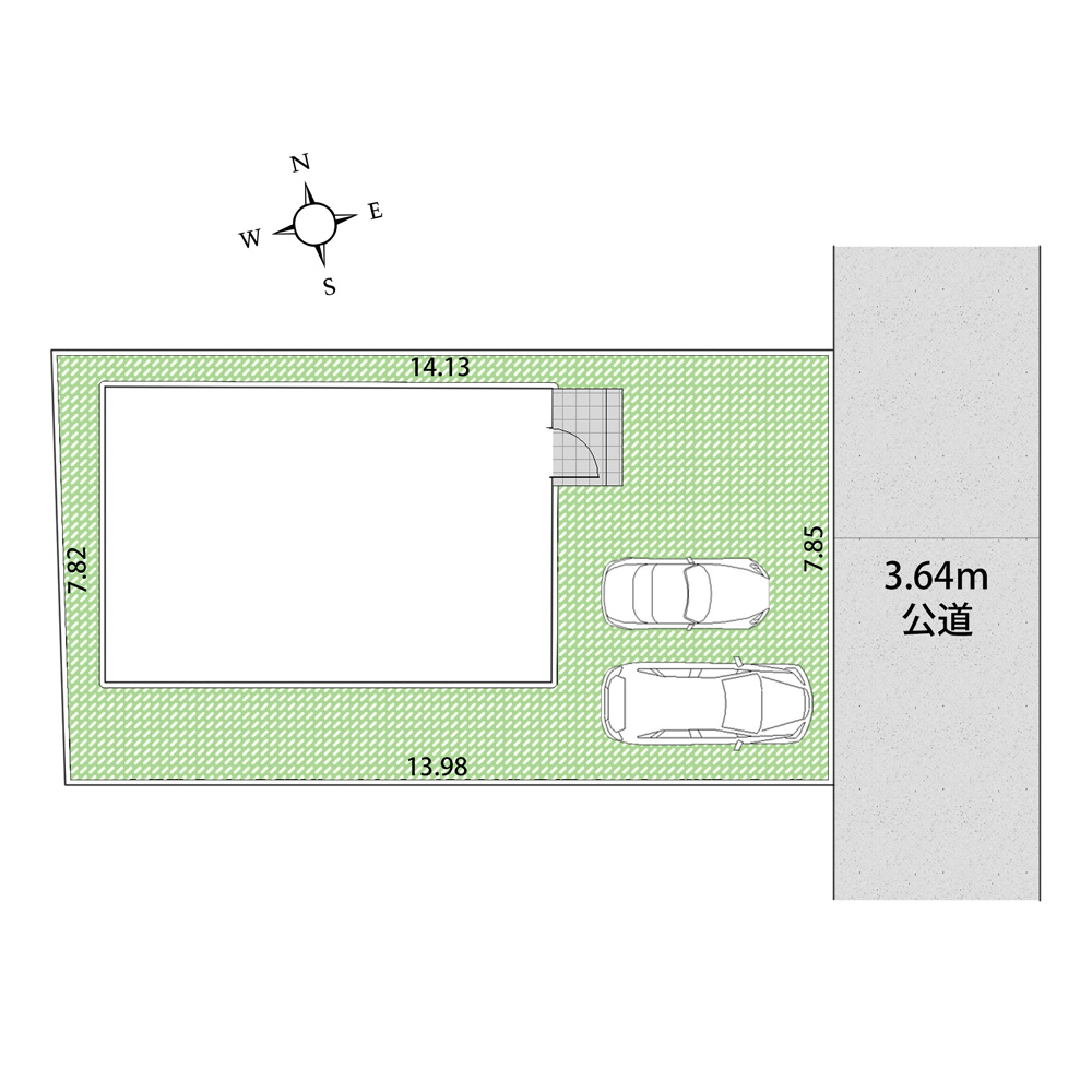 三ツ藤3丁目中古戸建　区画