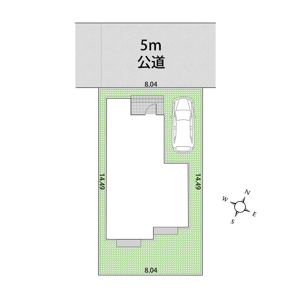 新堀中古戸建　区画